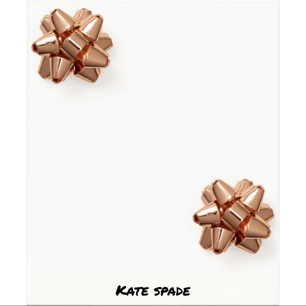 Kate Spade | Bourgeois Rose Gold Bow Stud Earrings